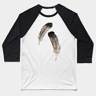 Black feathers Baseball T-Shirt